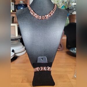 Elegant Copper Jewelry Set